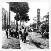 Photo taken at Bus Stop 66339 (Blk 101) by Josephine A. on 9/3/2012