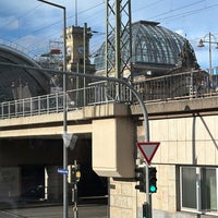 Photo taken at Dresden Hauptbahnhof by Rafael E. on 10/25/2023