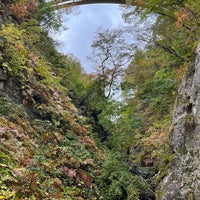 Photo taken at Naruko Gorge by た や. on 10/21/2023
