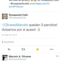 รูปภาพถ่ายที่ Rosapastel Café โดย Marcelo O. เมื่อ 8/21/2015
