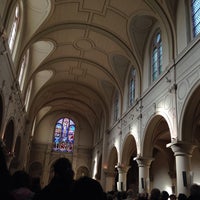 Photo taken at Église Sainte Geneviève des Grandes Carrières by pierre a. on 5/11/2014