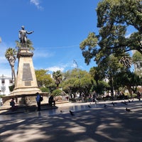 Photo taken at Plaza 25 de Mayo by Radek C. on 3/30/2019