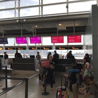 Photo taken at Virgin America Terminal by Mike G. on 6/21/2017
