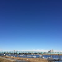 Photo taken at 江戸川放水路上流側送水管 by Shuji M. on 1/24/2018