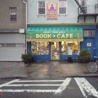 Photo taken at Every Thing Goes Cafe and Bookstore by Amerika on 10/4/2012