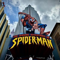 Photo taken at The Amazing Adventures of Spider-Man by cam j. on 3/24/2024