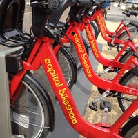 Photo taken at Capital Bikeshare - Constitution Ave &amp;amp; 2nd St NW / DOL by Diane R. on 8/16/2013