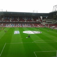 Photo taken at Sir Trevor Brooking Stand by Rob G. on 9/21/2013