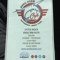 Foto tirada no(a) Soul Fish Cafe - Little Rock por Gary K. em 5/23/2017