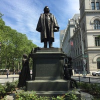 Photo taken at Cadman Plaza Henry Ward Beecher Monument by Gary K. on 5/17/2017