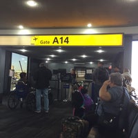 Photo taken at Gate A14 by Gary K. on 10/19/2017
