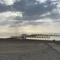 Photo taken at Playa de Santiago de la Ribera by Eric S. on 8/20/2020