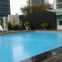 Photo taken at Menara Dea Lantai 16 (Swimming Pool Rooftop) by Fachry D. on 12/4/2012