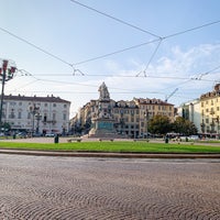 Photo taken at Piazza Carlina by Baptiste on 9/29/2021