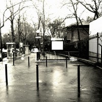 Photo taken at Métro Buttes Chaumont [7bis] by Baptiste on 1/3/2013