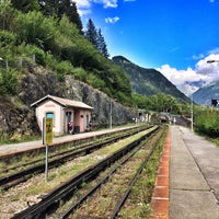 Photo taken at Gare SNCF des Houches by Baptiste on 8/13/2017