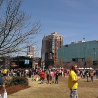 Photo taken at AT&amp;amp;T Block Party at The Big Dance by Ngu N. on 4/6/2013