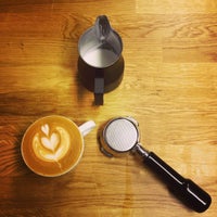 Photo taken at #teca - TRUE espresso &amp;amp; cappuccino ACADEMY by Šimon S. on 1/13/2015