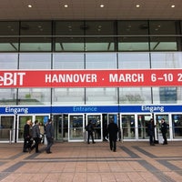 Photo taken at CeBIT 2013 by Andy P. on 3/7/2012