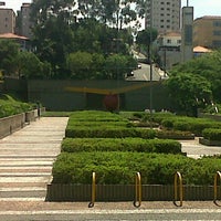 Photo taken at Praça Jardim São Paulo by Evelim S. on 2/18/2012