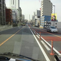 Photo taken at 渋目陸橋 by Ryota I. on 2/13/2012