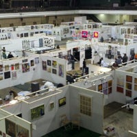 Photo taken at Fountain Art Fair at the 69th Armory by Tully H. on 3/9/2012