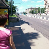 Photo taken at Остановка «Пищевой институт» by Mikhail S. on 6/21/2012