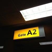 Photo taken at Gate A2 by Matt on 3/6/2012