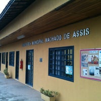Photo taken at Biblioteca Municipal Machado de Assis by Kinho on 6/22/2012