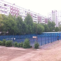 Photo taken at Футбольное Поле by Nastya L. on 5/24/2012