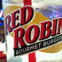 Photo taken at Red Robin Gourmet Burgers and Brews by Maribeth R. on 4/15/2012