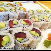 Photo taken at Umi Japanese Restaurant by Justine G. on 3/4/2012