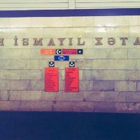 Photo taken at Xətai Metrostansiyası by Anar A. on 3/29/2012