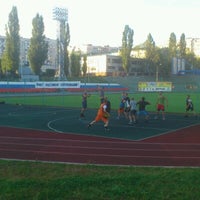 Photo taken at Стадион 5 СДЮСШОР by Алексей Г. on 8/19/2012