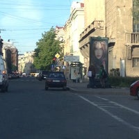 Photo taken at автобусная остановка у ДК Связи by Romka on 6/7/2012