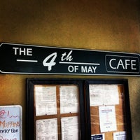 Photo taken at 4th Of May Cafe by Frank G. on 6/24/2012