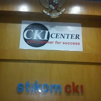 Photo taken at STIKOM CKI Kampus A by Zaenal A. on 4/12/2012