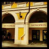 Photo taken at Monoprix Garibaldi by Iarla B. on 4/23/2012