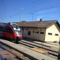 Photo taken at Bahnhof Wulkaprodersdorf by A K. on 4/30/2012