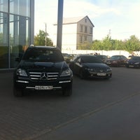 Photo taken at Салон Mercedes-Benz by silencio on 5/12/2012