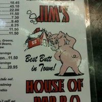 Photo taken at Smokin’ Jim&amp;#39;s House of Bar-B-Q by Chester J. on 9/1/2012