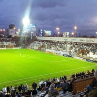 Photo taken at Estadio Ciudad de Vicente López (Club Atlético Platense) by Marcelo B. on 8/18/2012