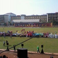 Photo taken at Lapangan Bola PTIK by Afriandi P. on 6/2/2012