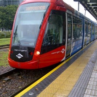 Photo taken at Estación Corrientes  [Línea Tranvía del Este - Celeris] by Alejandro F. on 4/28/2012