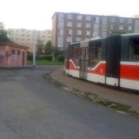 Photo taken at Smyčka (konečná tram 24, 6) by Antonín Š. on 5/1/2012