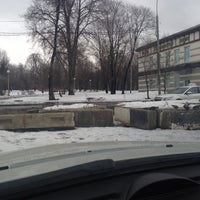 Photo taken at Парковка у м.Динамо by Викася on 3/31/2012