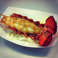 Photo taken at Cousins Maine Lobster Truck by Allan B. on 7/19/2012
