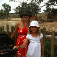 Photo taken at White Rhinoceros Exhibit @ Houston Zoo by Tara T. on 6/22/2012