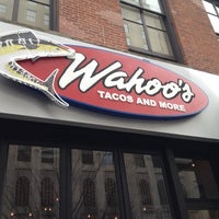 Photo taken at Wahoo&amp;#39;s Tacos &amp;amp; More by Candice B. on 3/4/2012