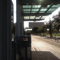 Photo taken at METRORail McGowen (Southbound) Station by Jv V. on 11/13/2011